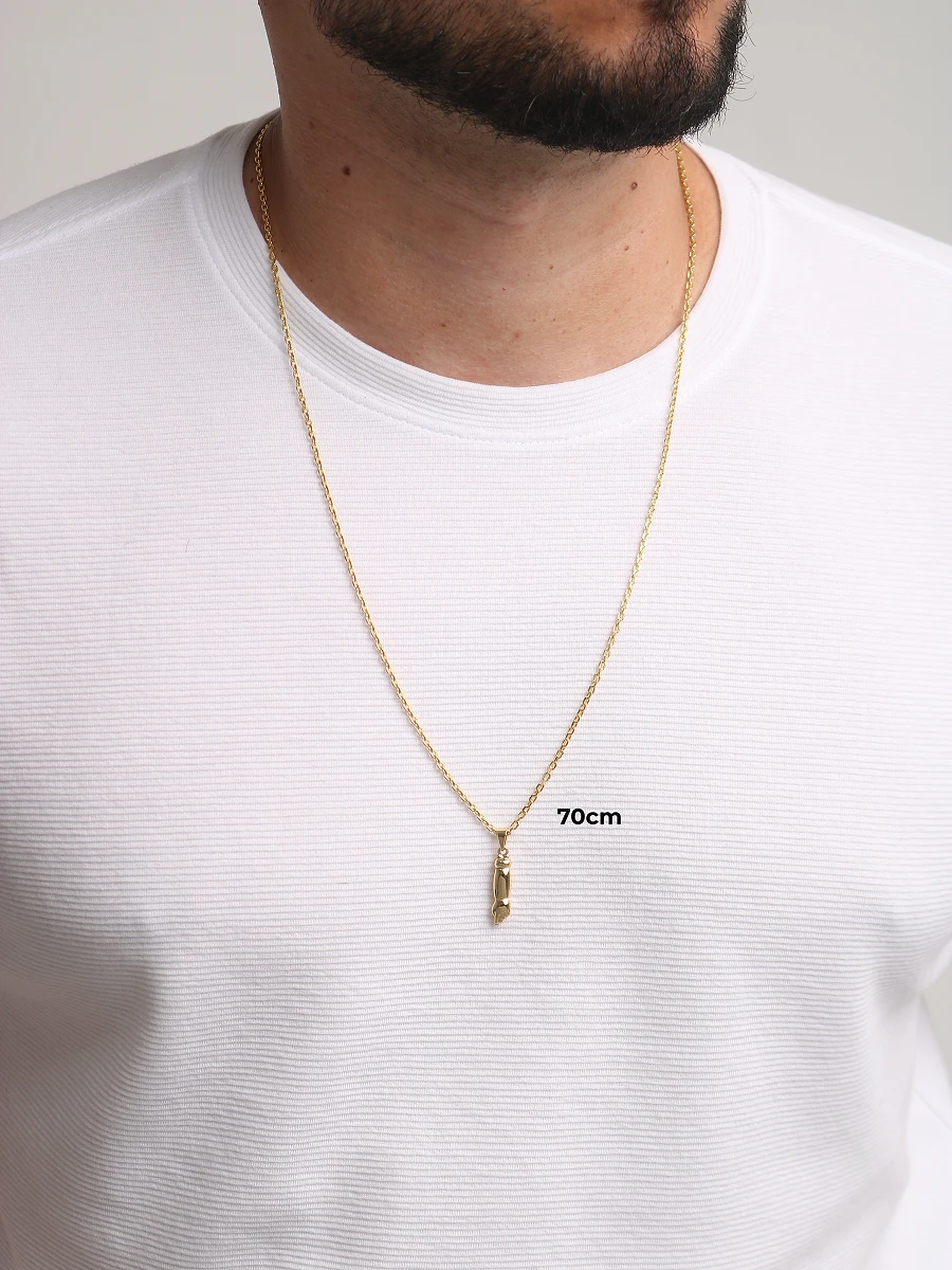 Corrente Cadeado 2mm & Pingente Figa