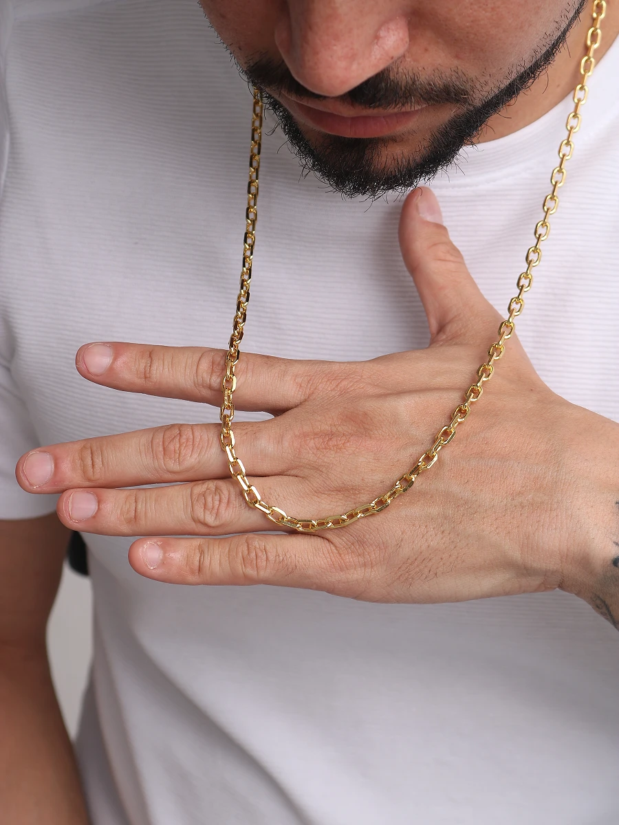 Corrente Cadeado 5mm Fecho Bomba 38,8g