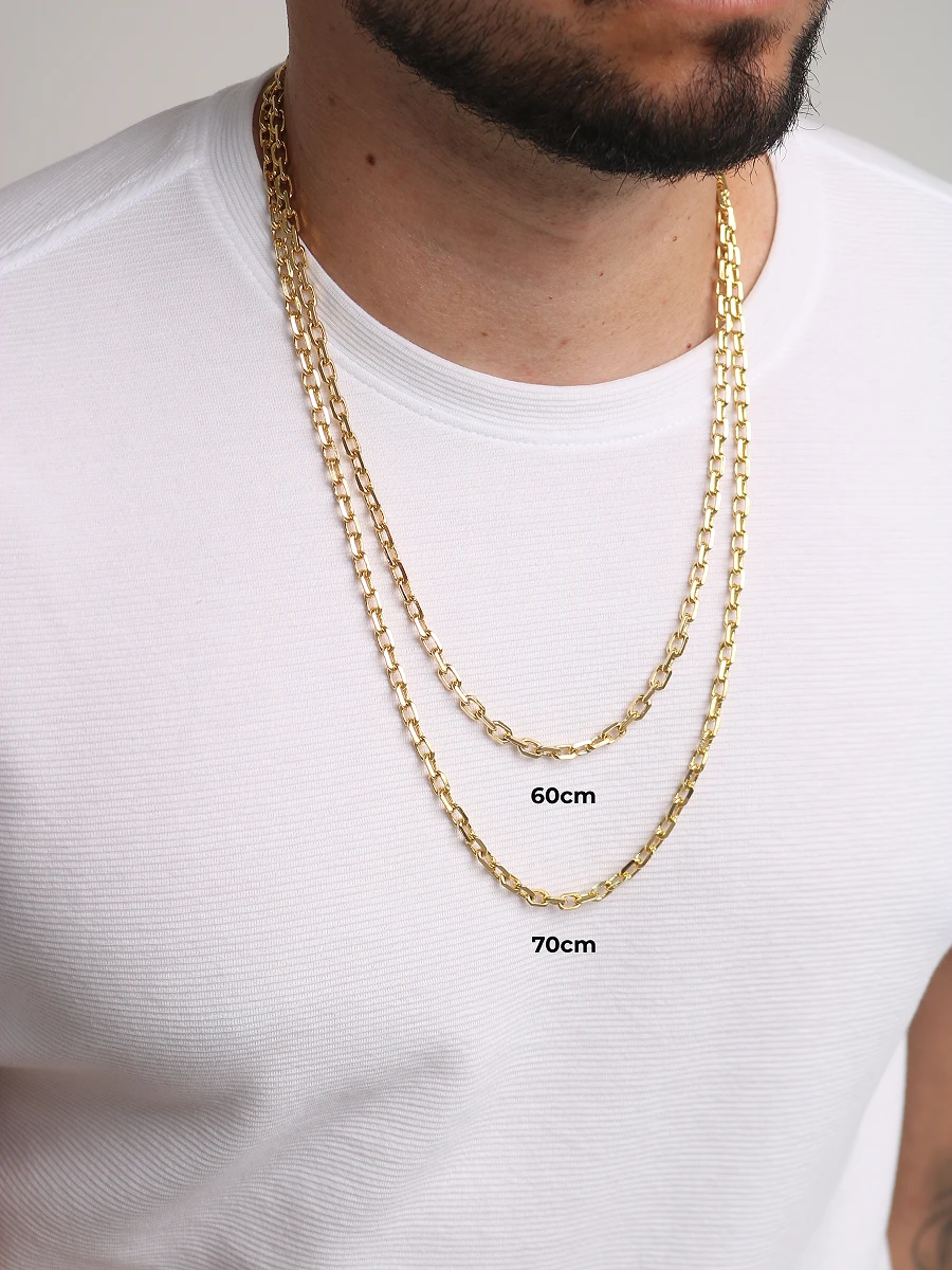 Corrente Cadeado 5mm Fecho Bomba 38,8g