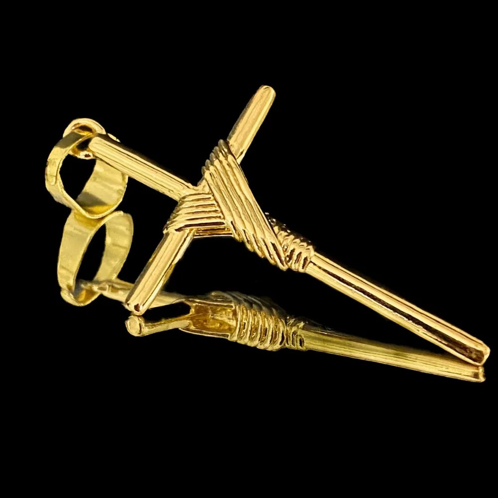 Pingente Crucifixo Transado GG 3x1,9cm 1,4g