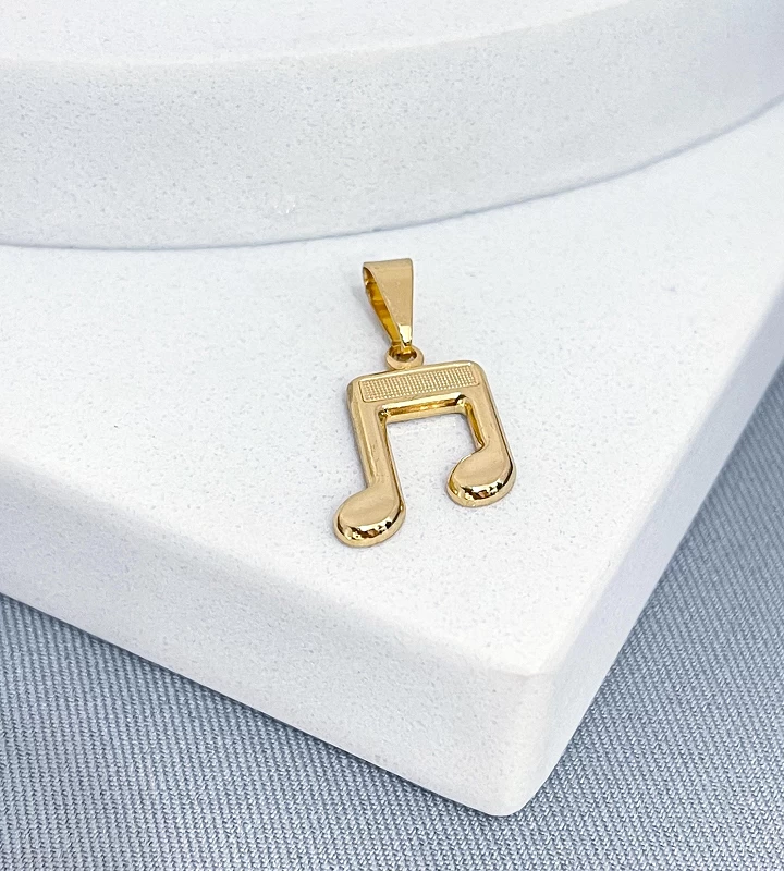 Pingente Nota Musical 1,5x1cm 1g