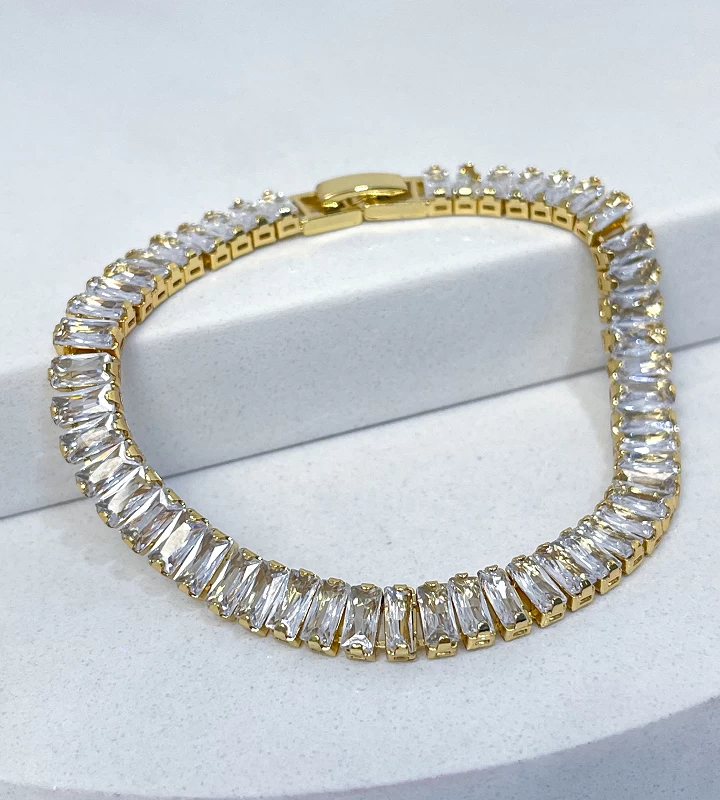 Pulseira Riviera 4,5mm Cravejada